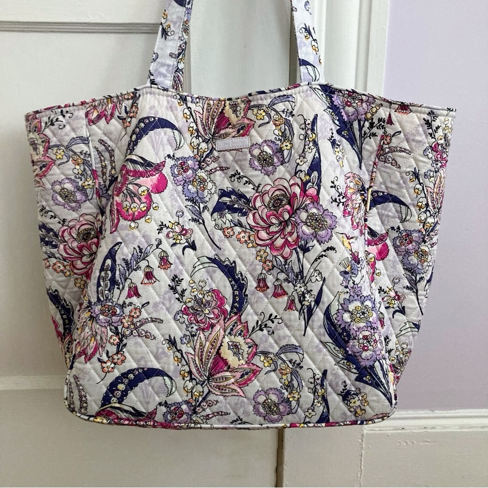 Vera Bradley Pastel Floral Tote - Picture 2 of 8